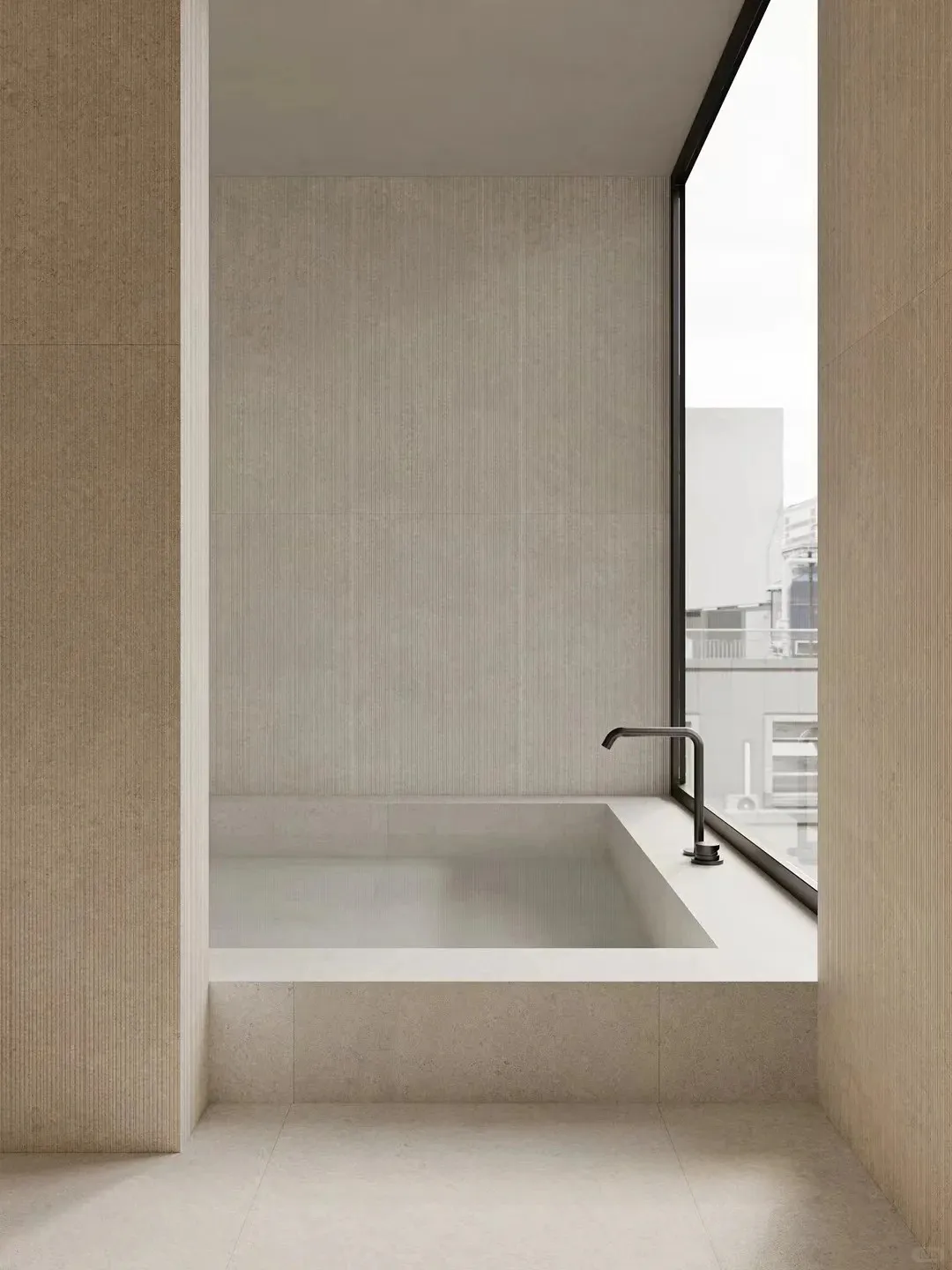 Ivory White Limestone Fine Antique Finish Wall & Floor Tile