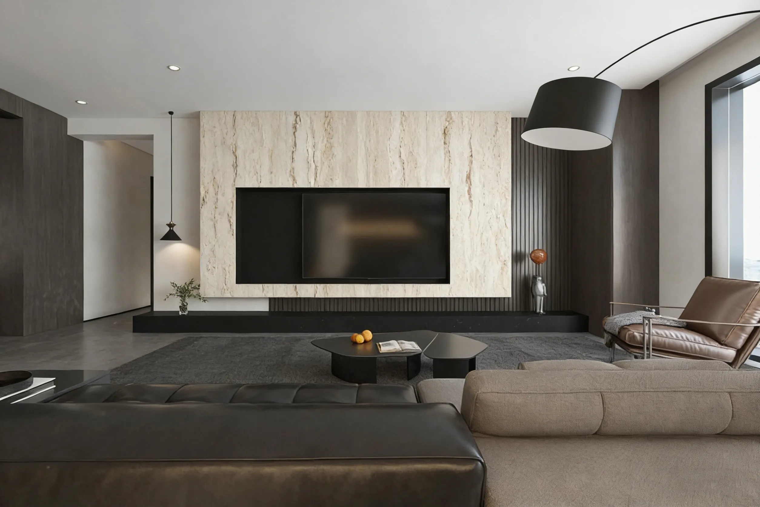 Warm Beige Sandstone-Look Sintered Stone