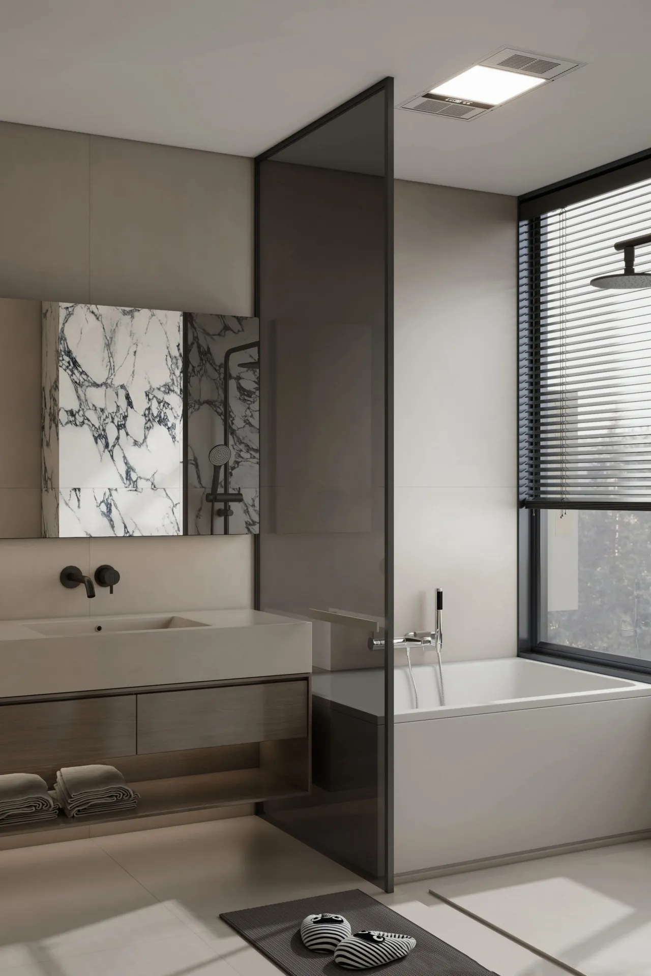 Pearl Greige Concrete-Look Microcement Wall & Floor Tile