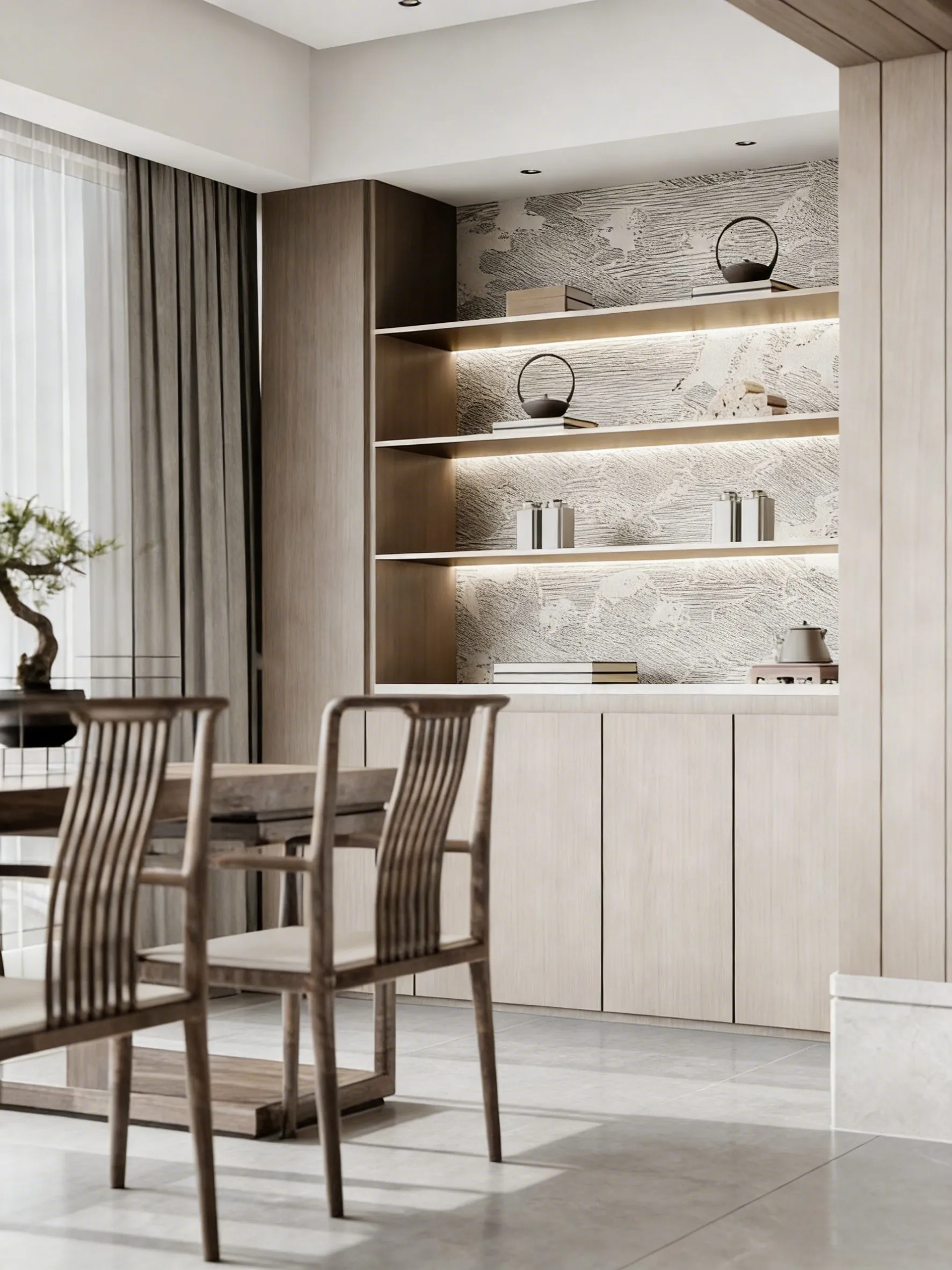 Cool Light Grey Concrete-Look Cement Wall & Floor Tile