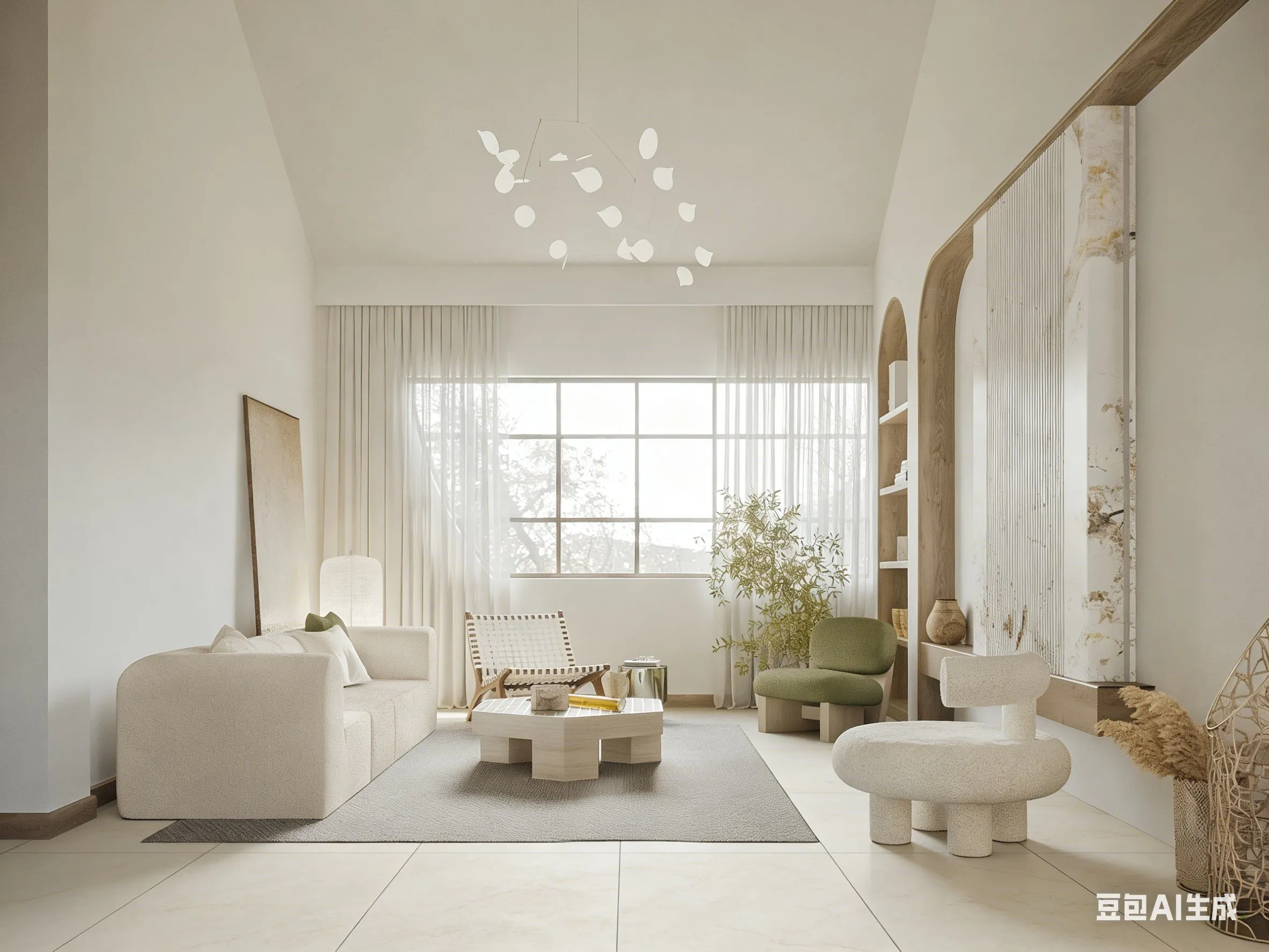 Soft Greige Concrete-Look Cement Wall & Floor Tile