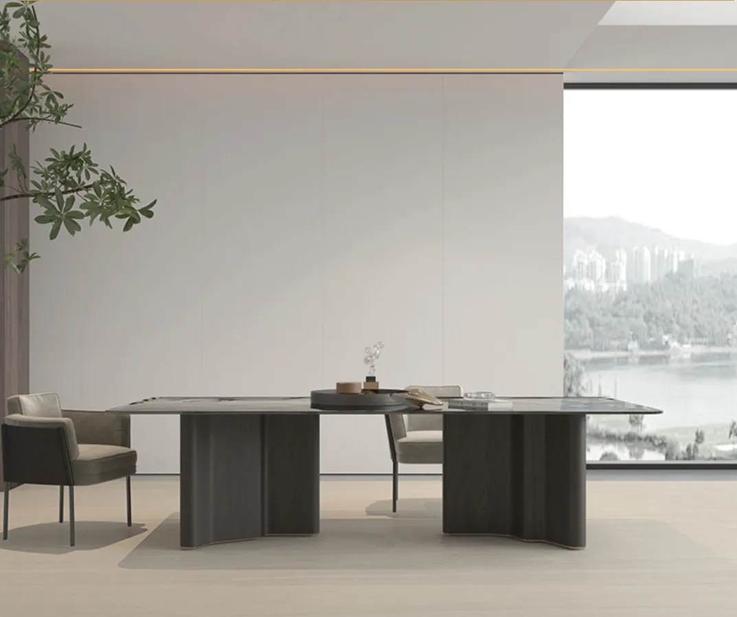 Light Grey Linen Fabric-Look Sintered Stone