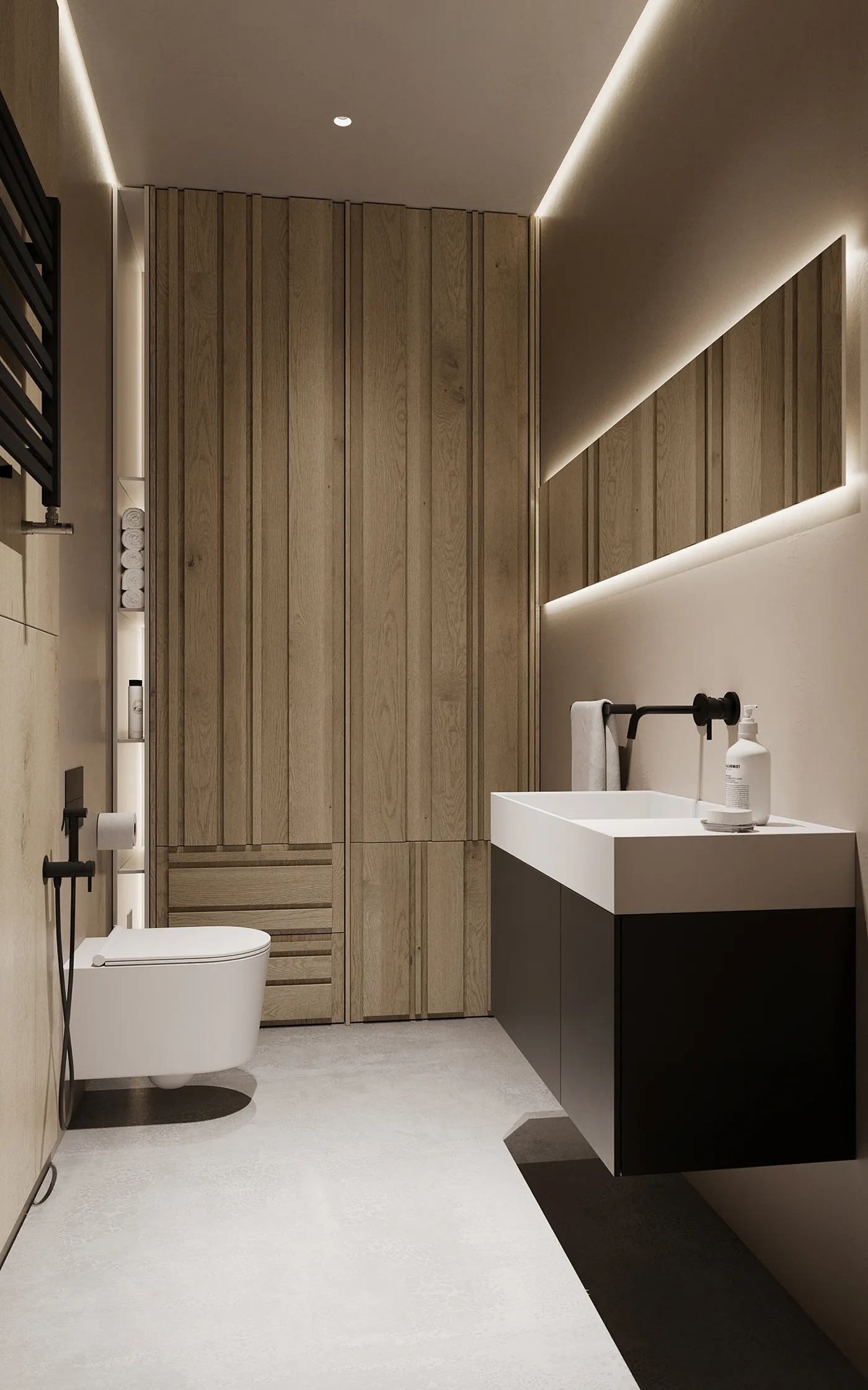 Light Pearl Grey Limestone Cement-Look Porcelain Wall/Floor Tile