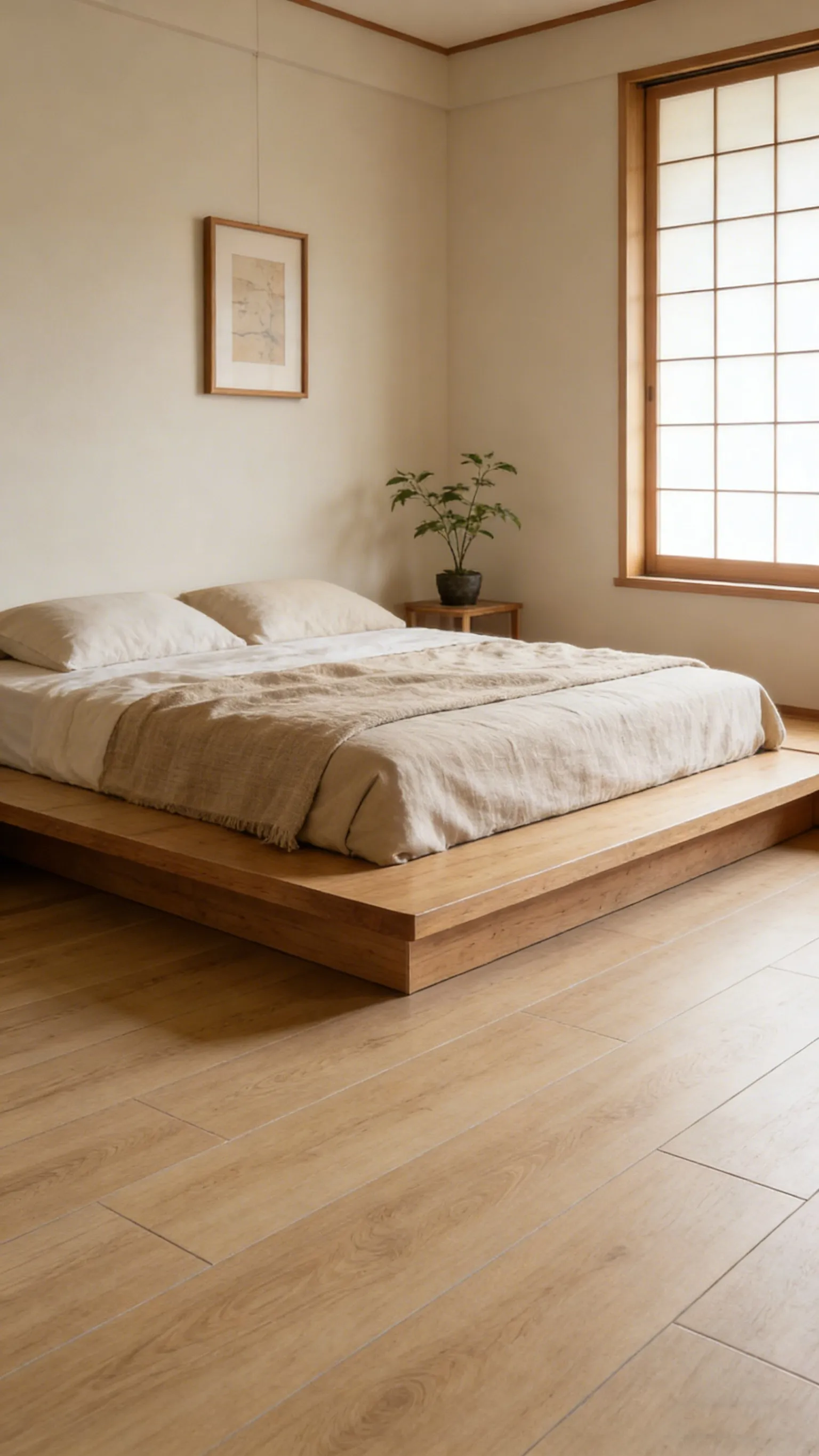 Honey Beige Oak Wood-Look Rustic Tile for Wall and Floor