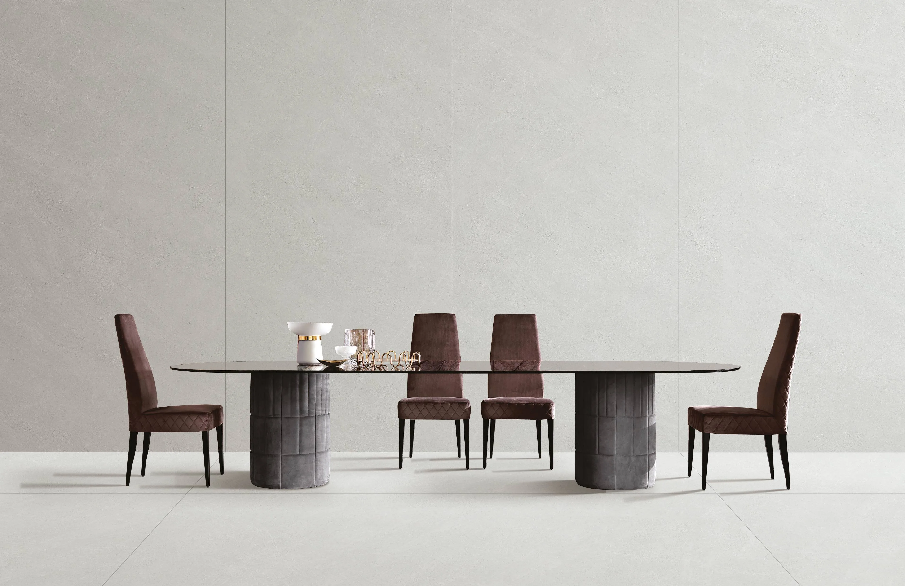 Soft Pearl White Sandstone-Look Porcelain Wall/Floor Tile