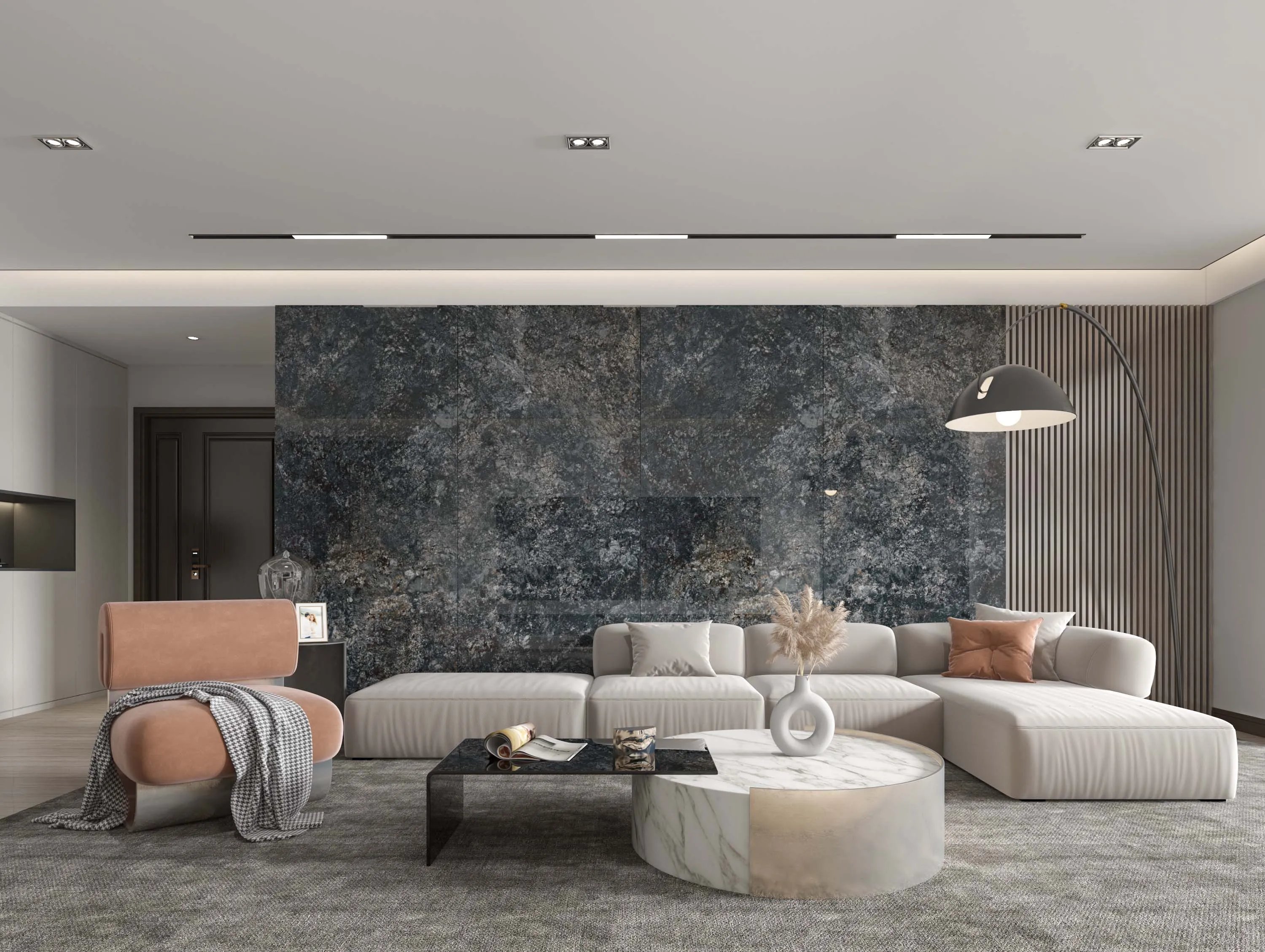 Midnight Blue Sandstone-Look Sintered Stone