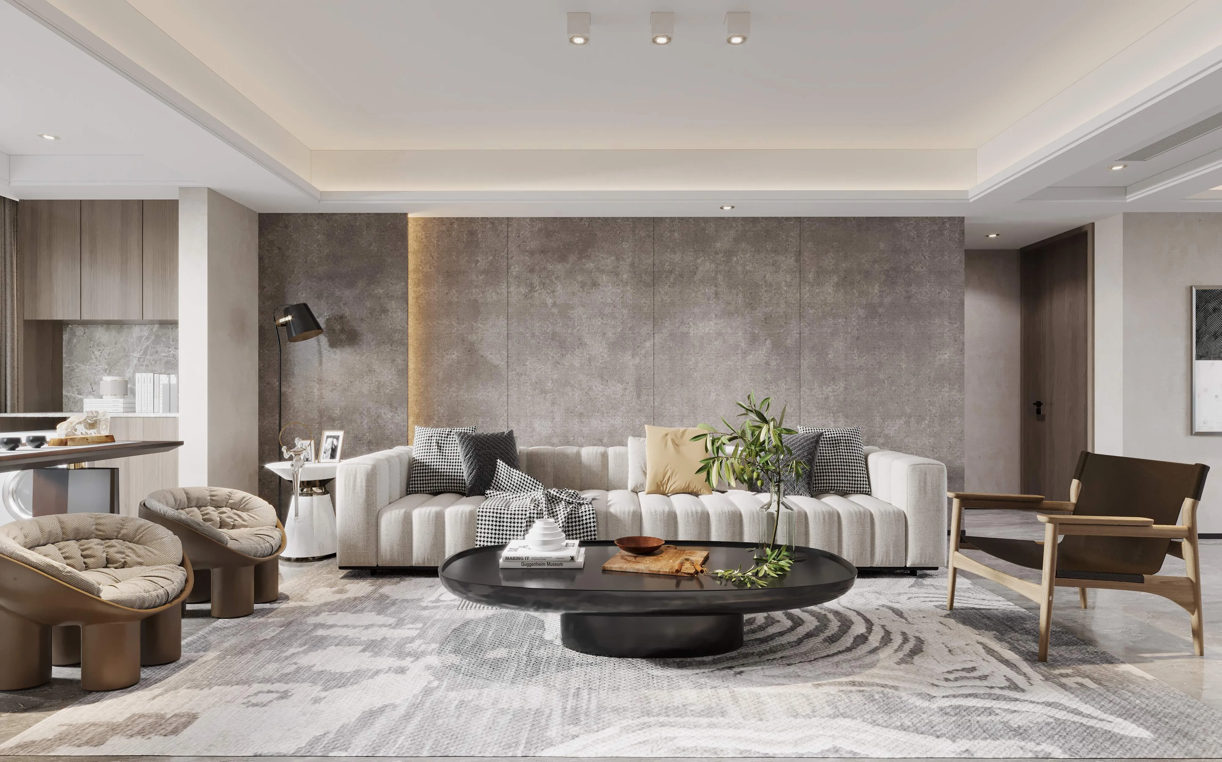 Silver Grey Fabric-Look Sintered Stone