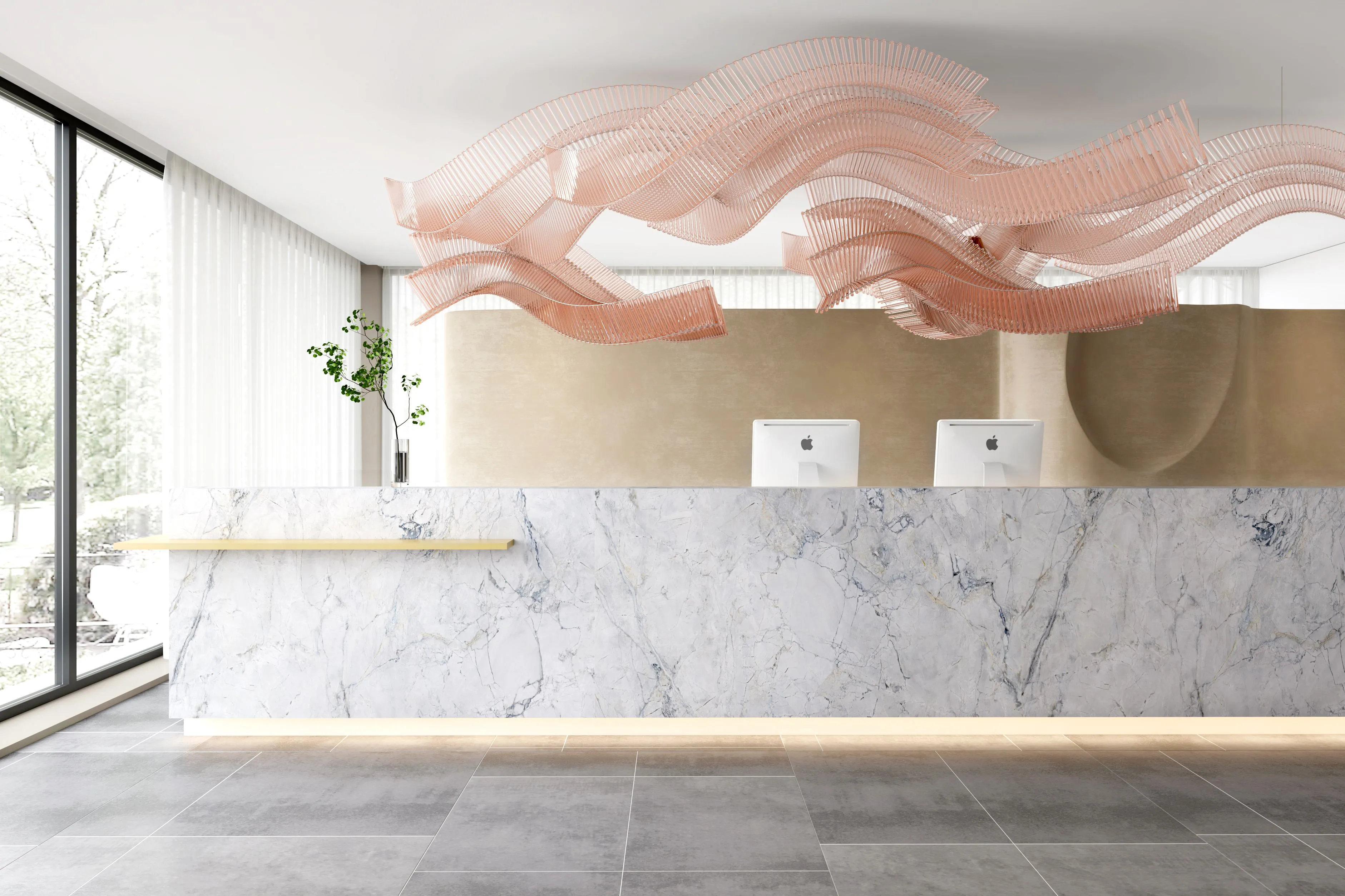 Ice Grey Breccia Marble-Look Sintered Stone