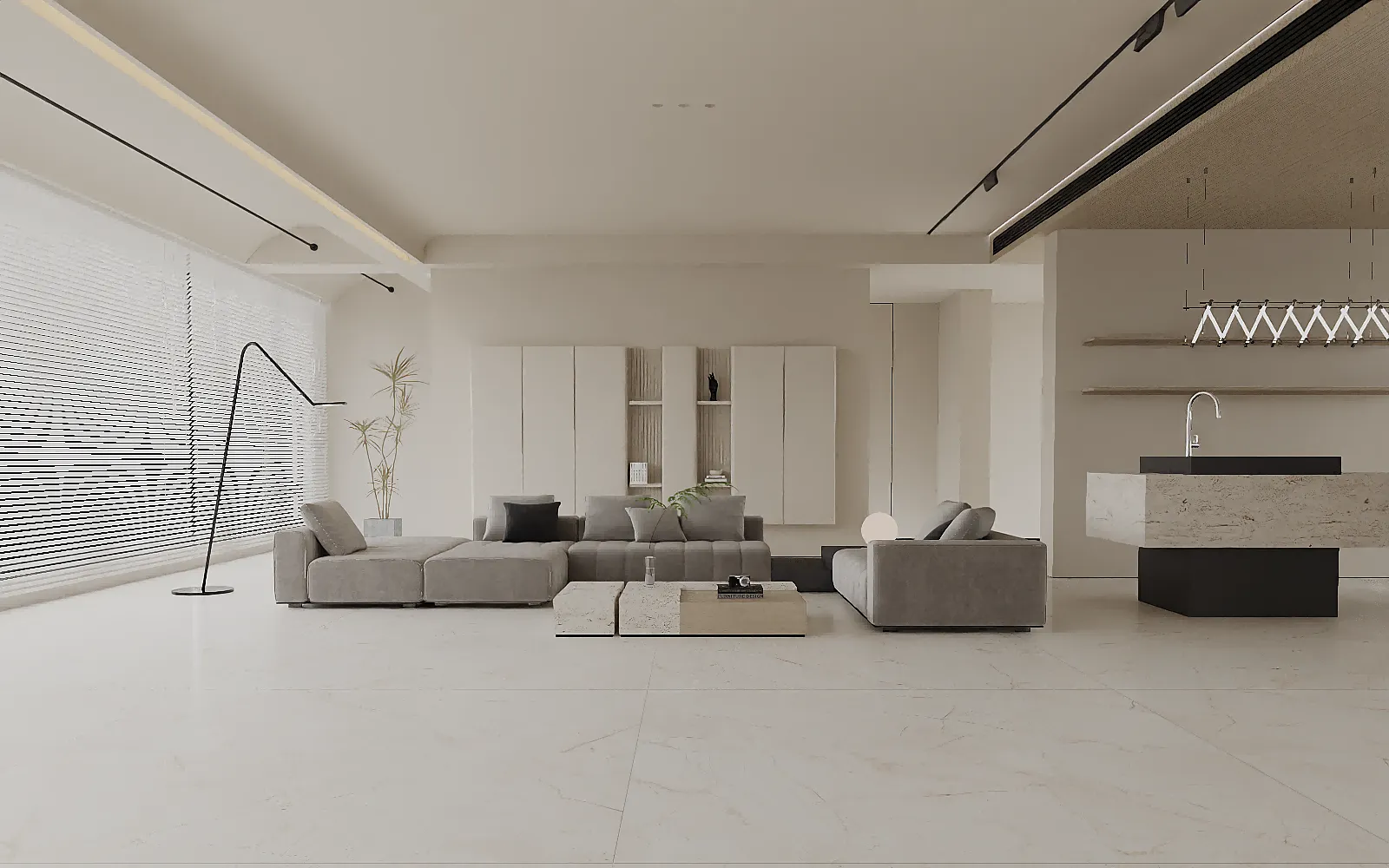 Warm White Crema Marfil Marble-Look Porcelain Wall/Floor Tile