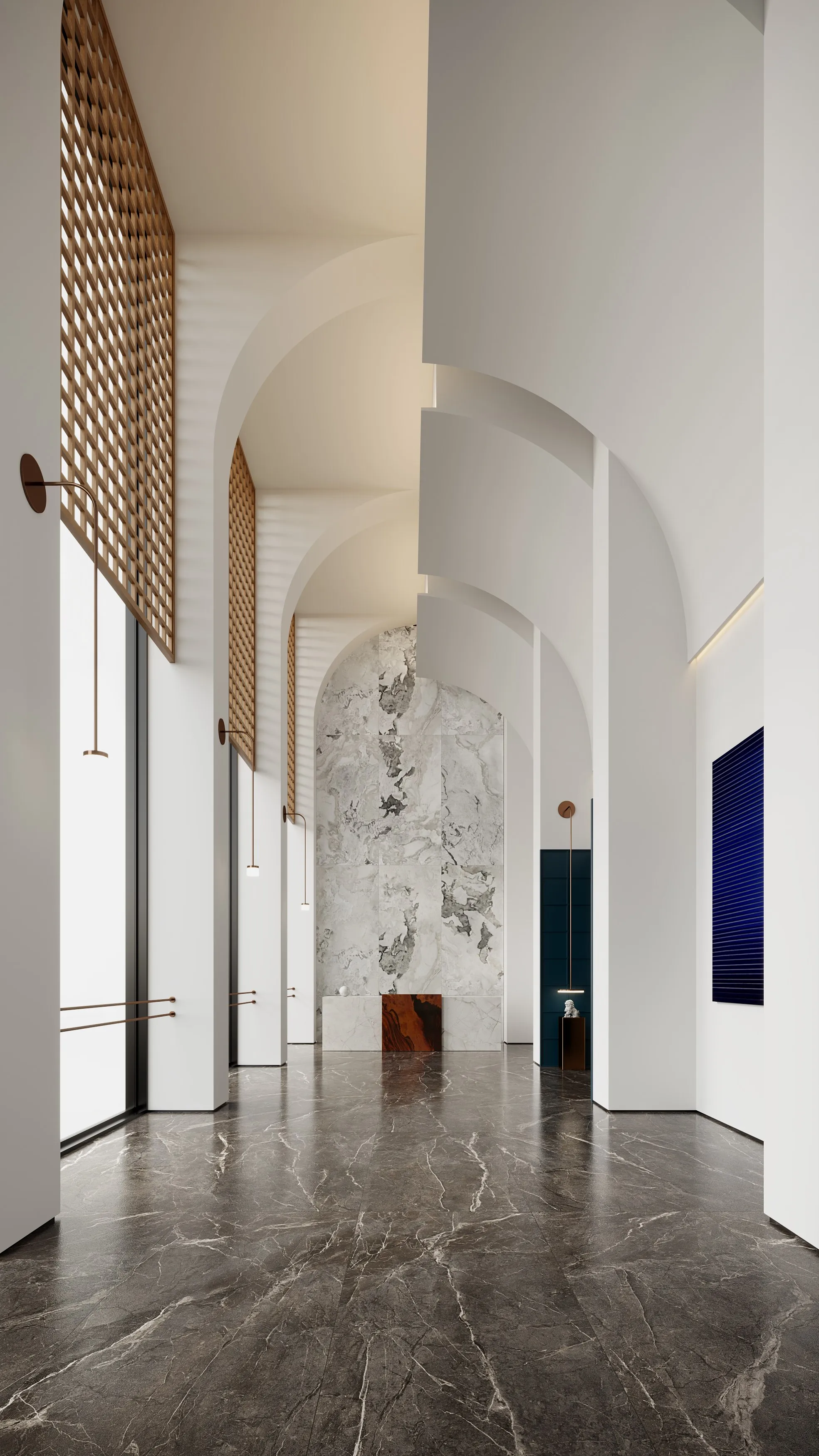 Smoky Brown Sandstone-Look Porcelain Wall/Floor Tile