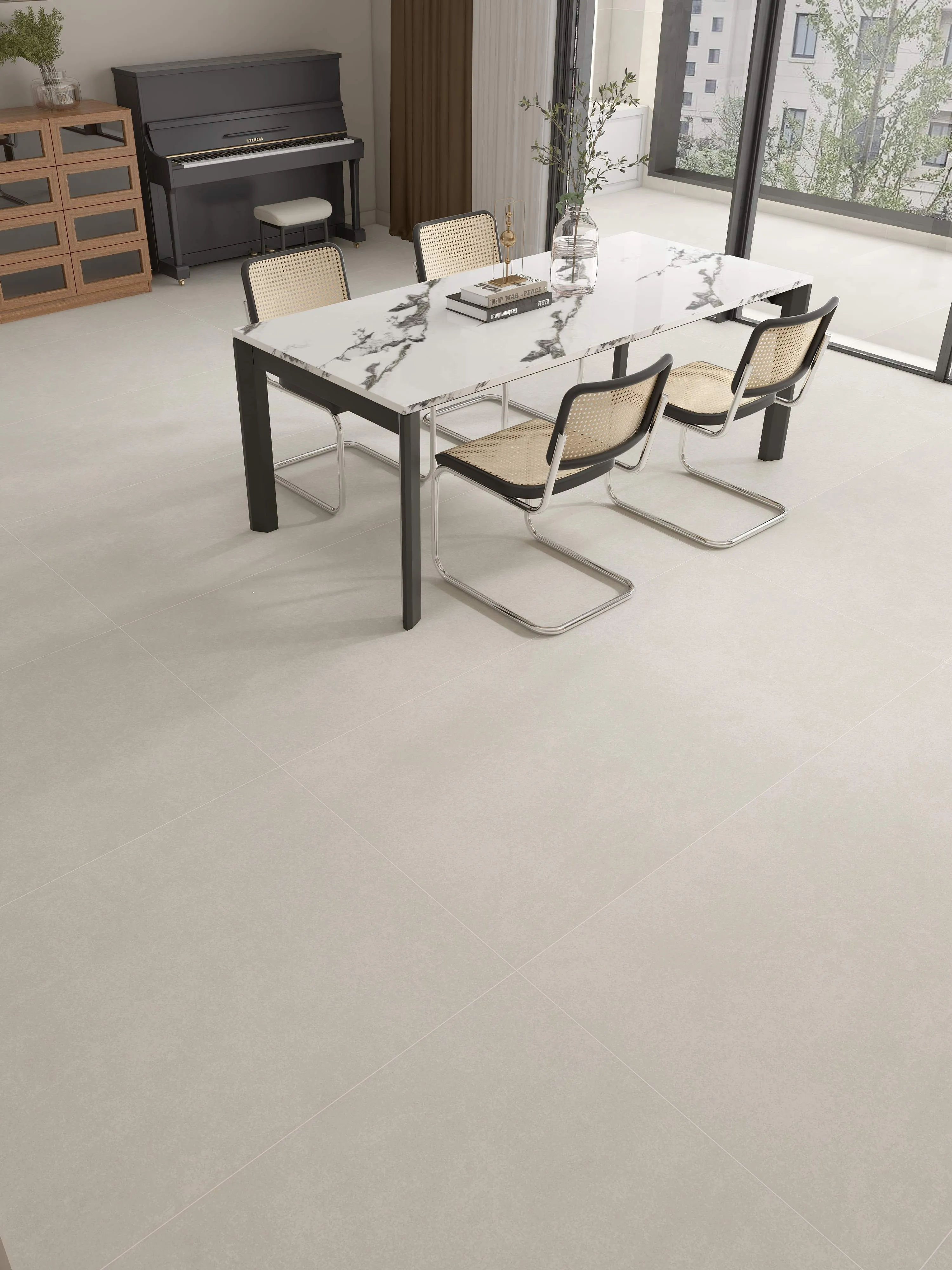 Soft Greige Limestone Wabi-Sabi Rustic Tile for Wall and Floor