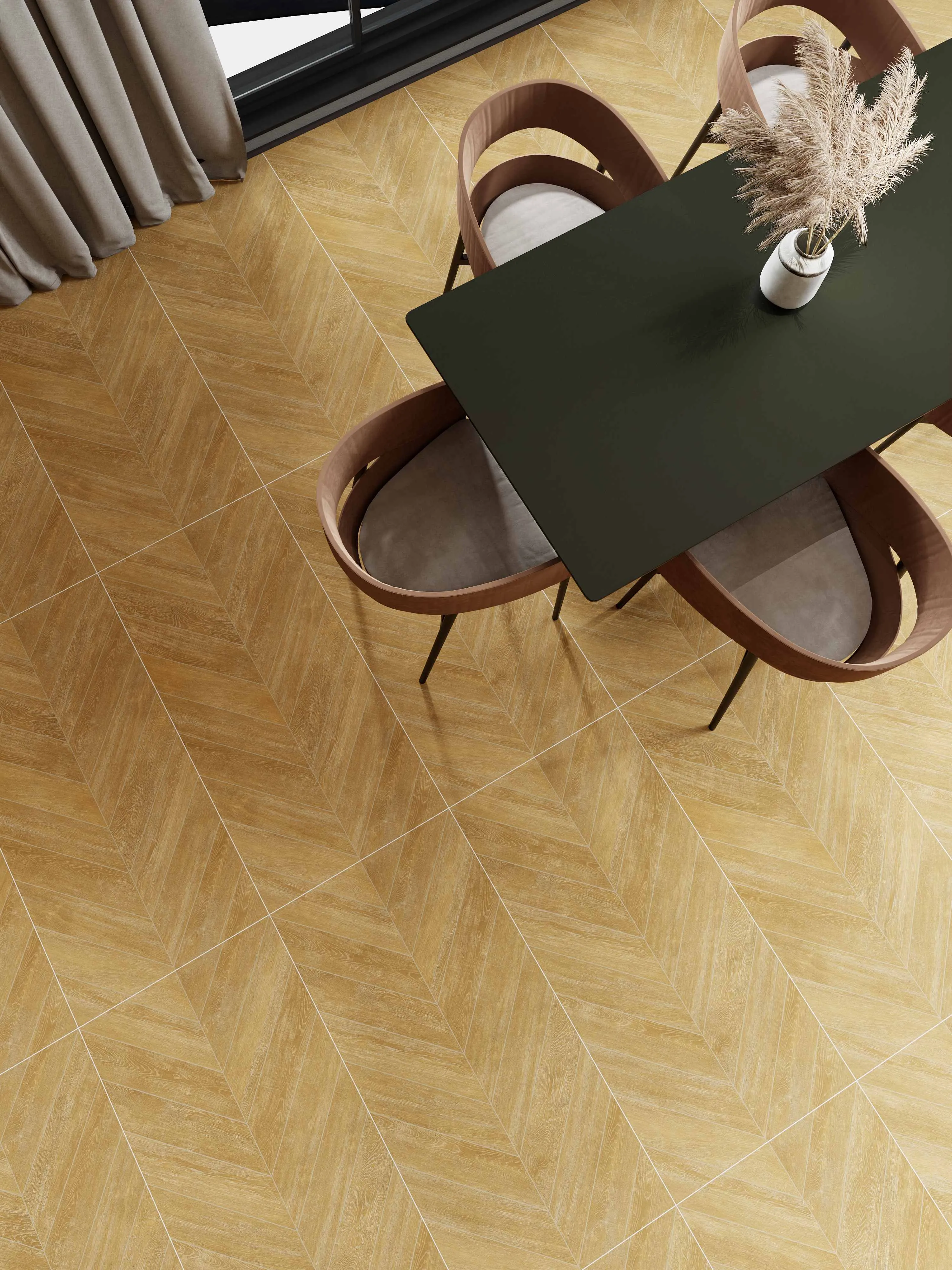 Charcoal Grey Pietra Grey Marble-Look Wall & Floor Porcelain Tile