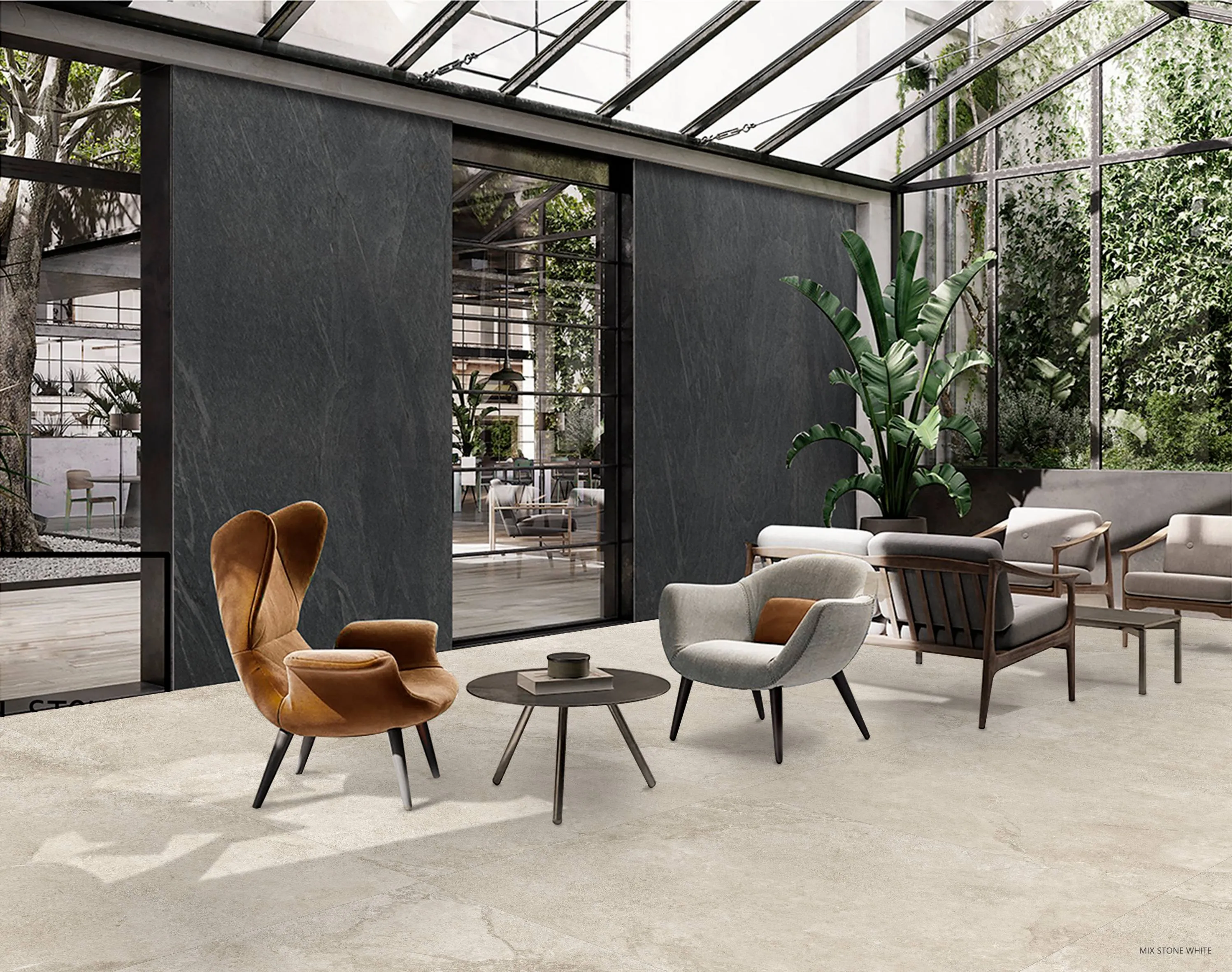 Grey & Brwon  Marble-Look  for Wall and Floor