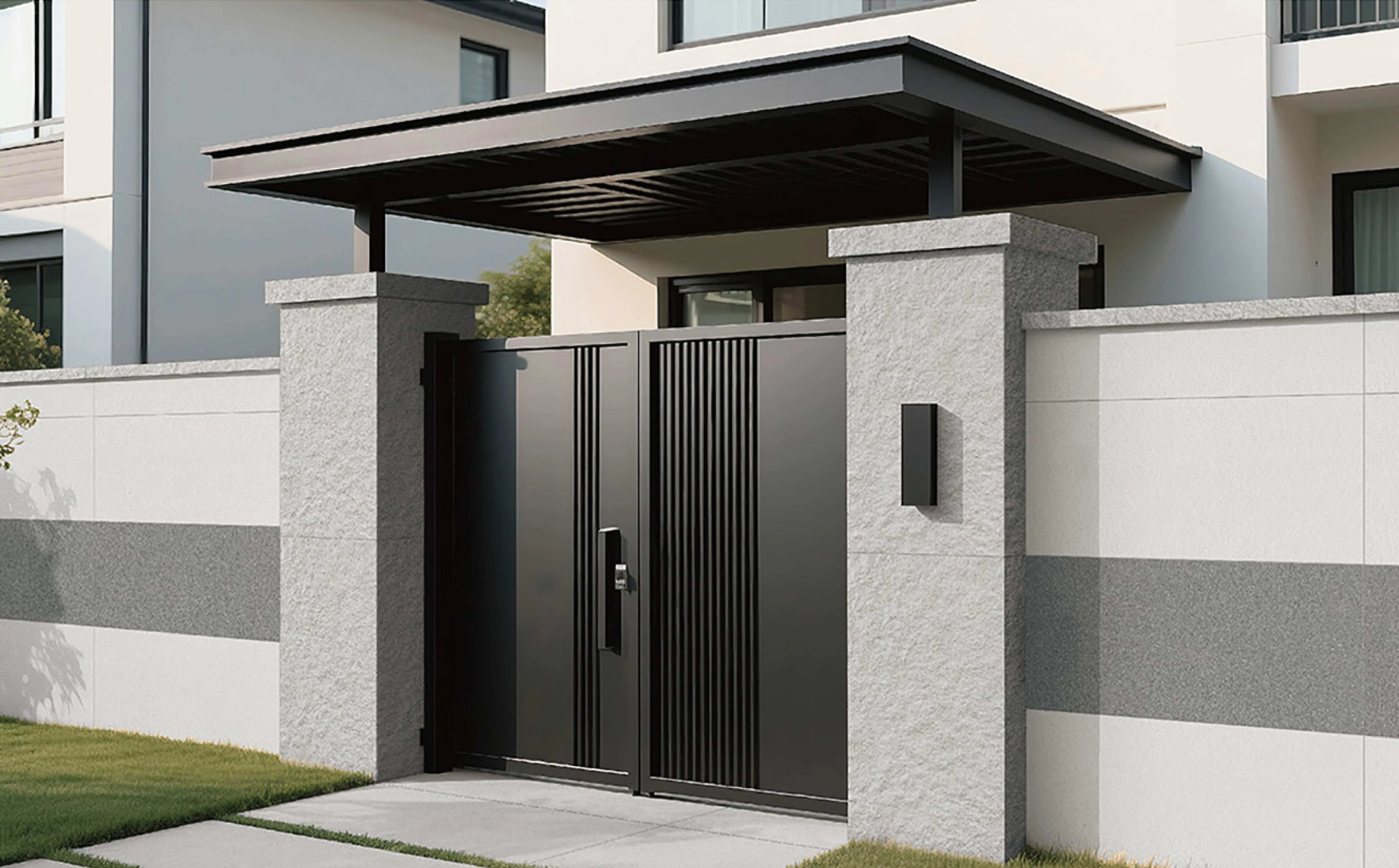 Silver Grey Limestone Stone-Look Outdoor Porcelain Pavers for Wall and Floor