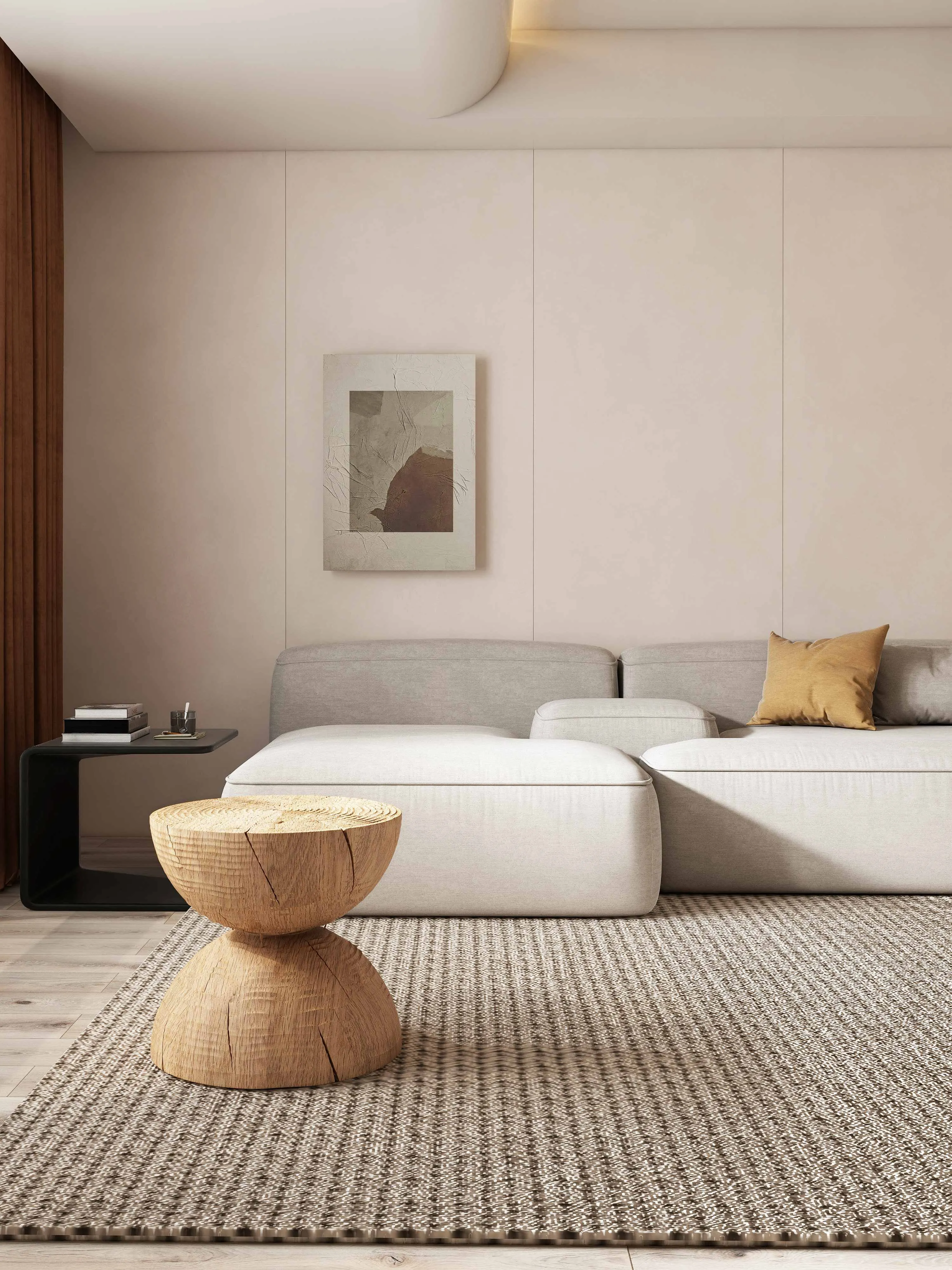 Warm Greige Cement-Look Sintered Stone