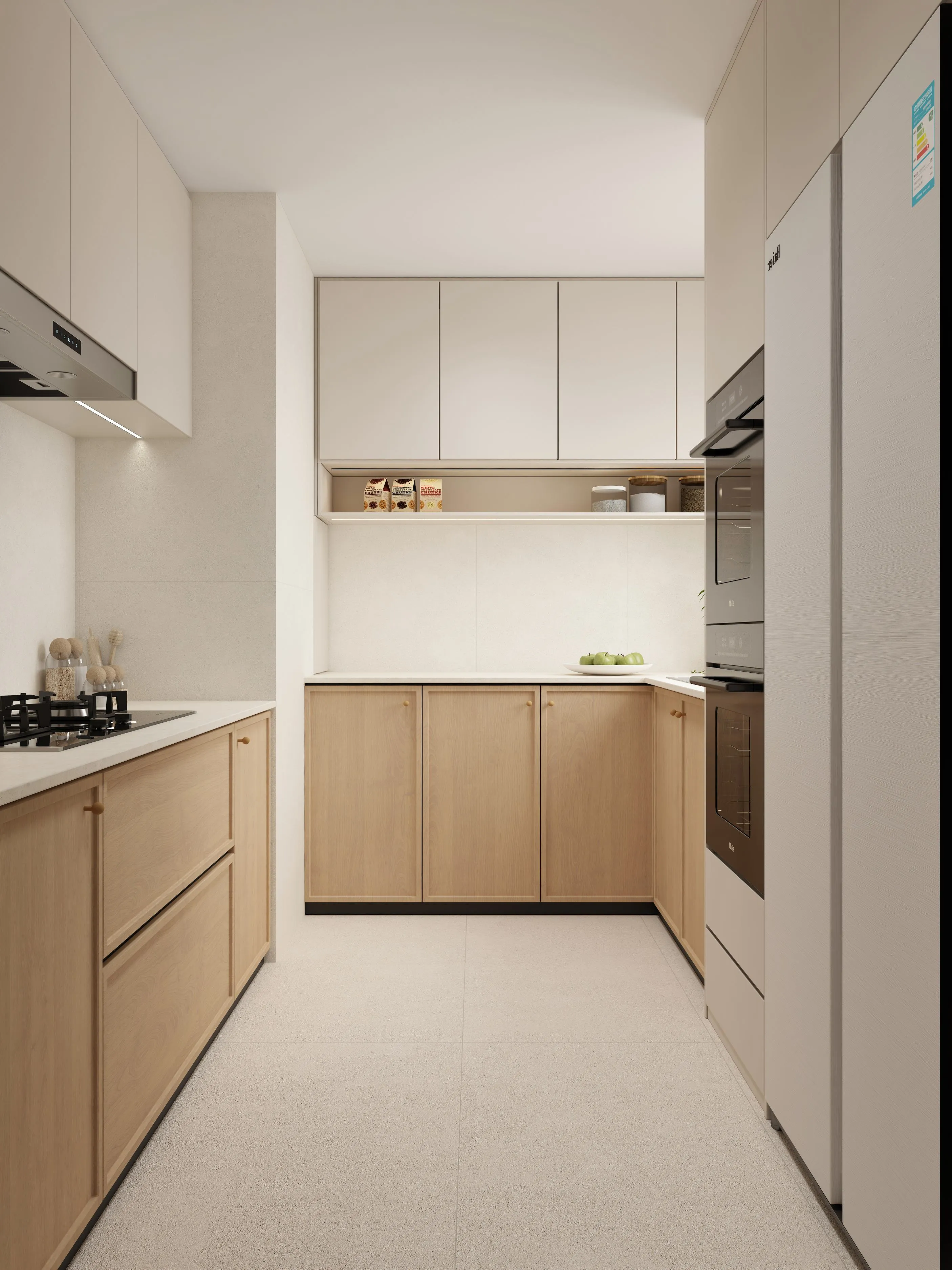 Soft Greige Beige Solid Color Matte Porcelain Tile for Wall and Floor