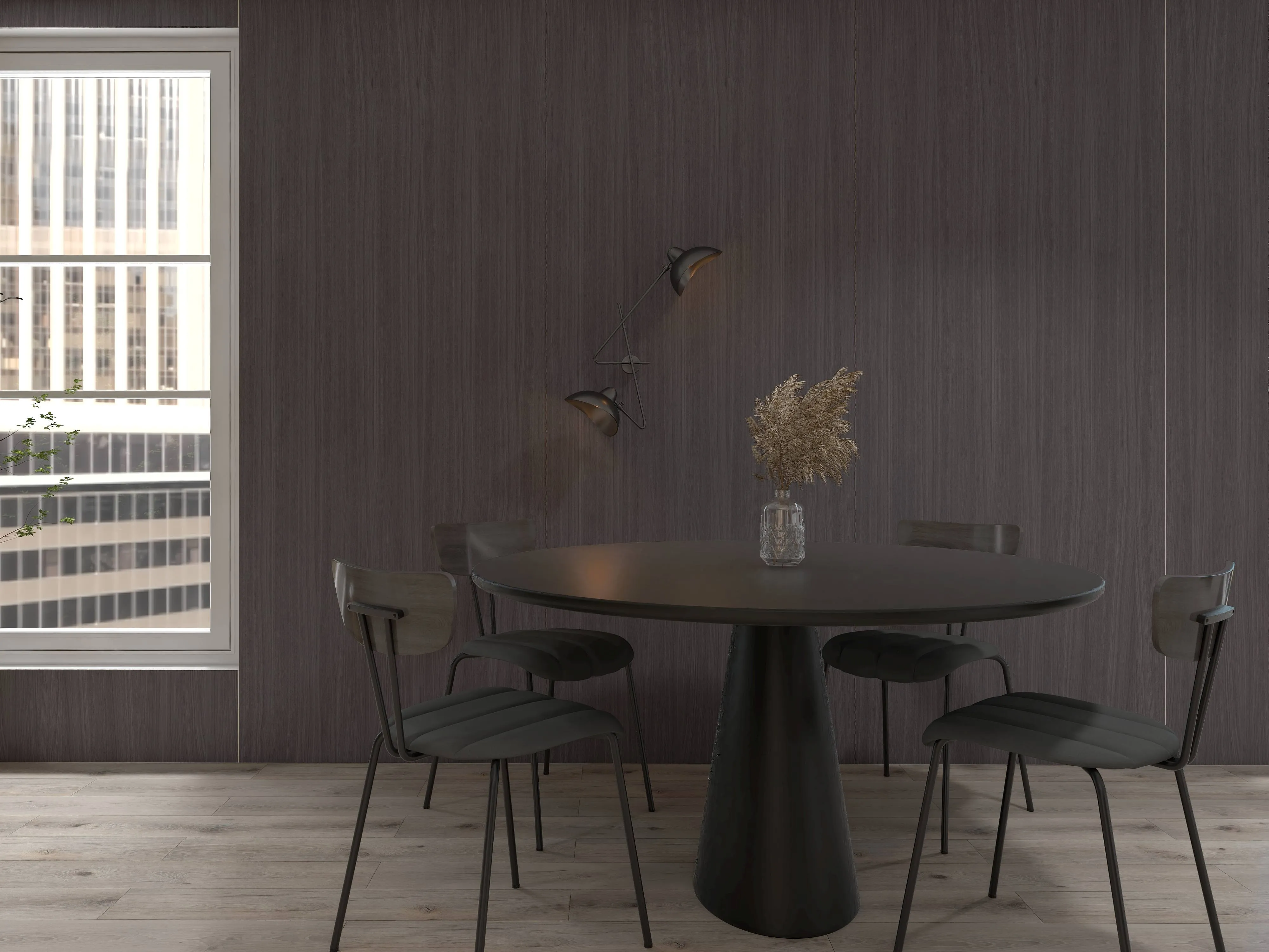 Smoke Grey Oak Wood-Look Sintered Stone