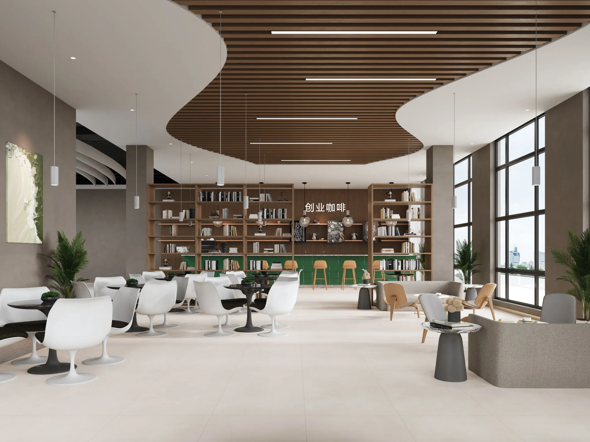 Ivory White Plaster-Look Porcelain Wall/Floor Tile