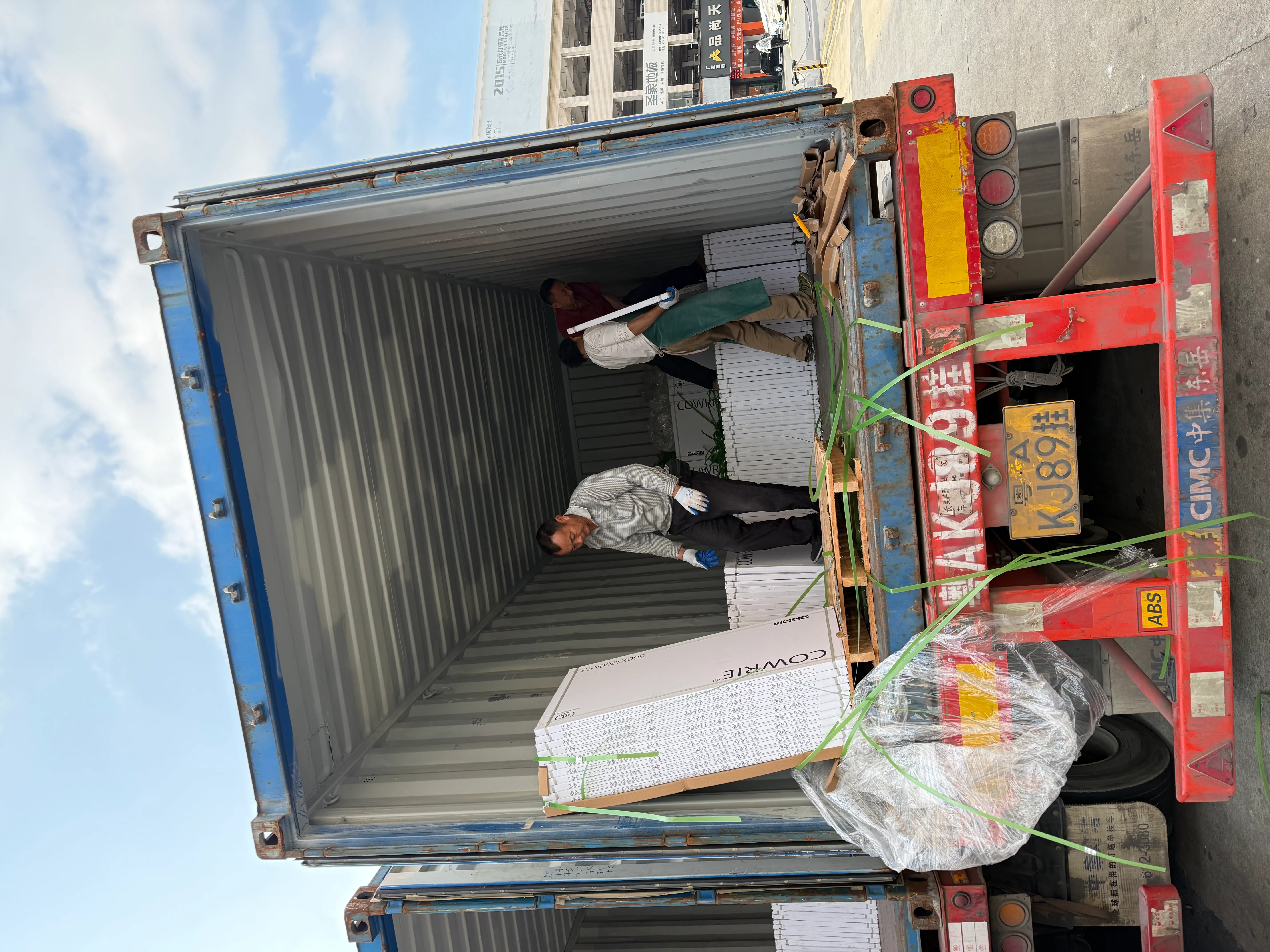 Limestone Look Tiles Delivered to Kuwait