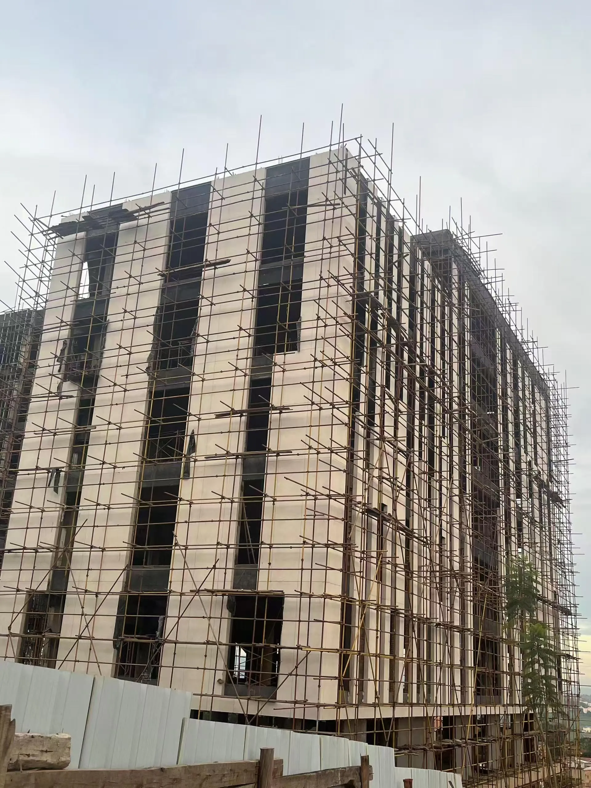 Modern Classic Hotel with Microcement Sintered Stone