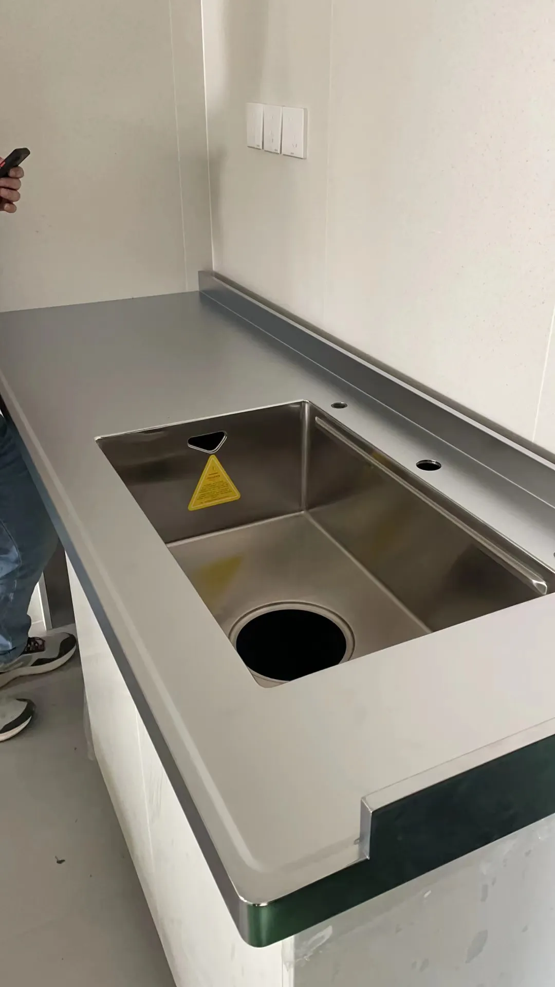 Organic Modern Kitchen with Terrazzo Look Tiles