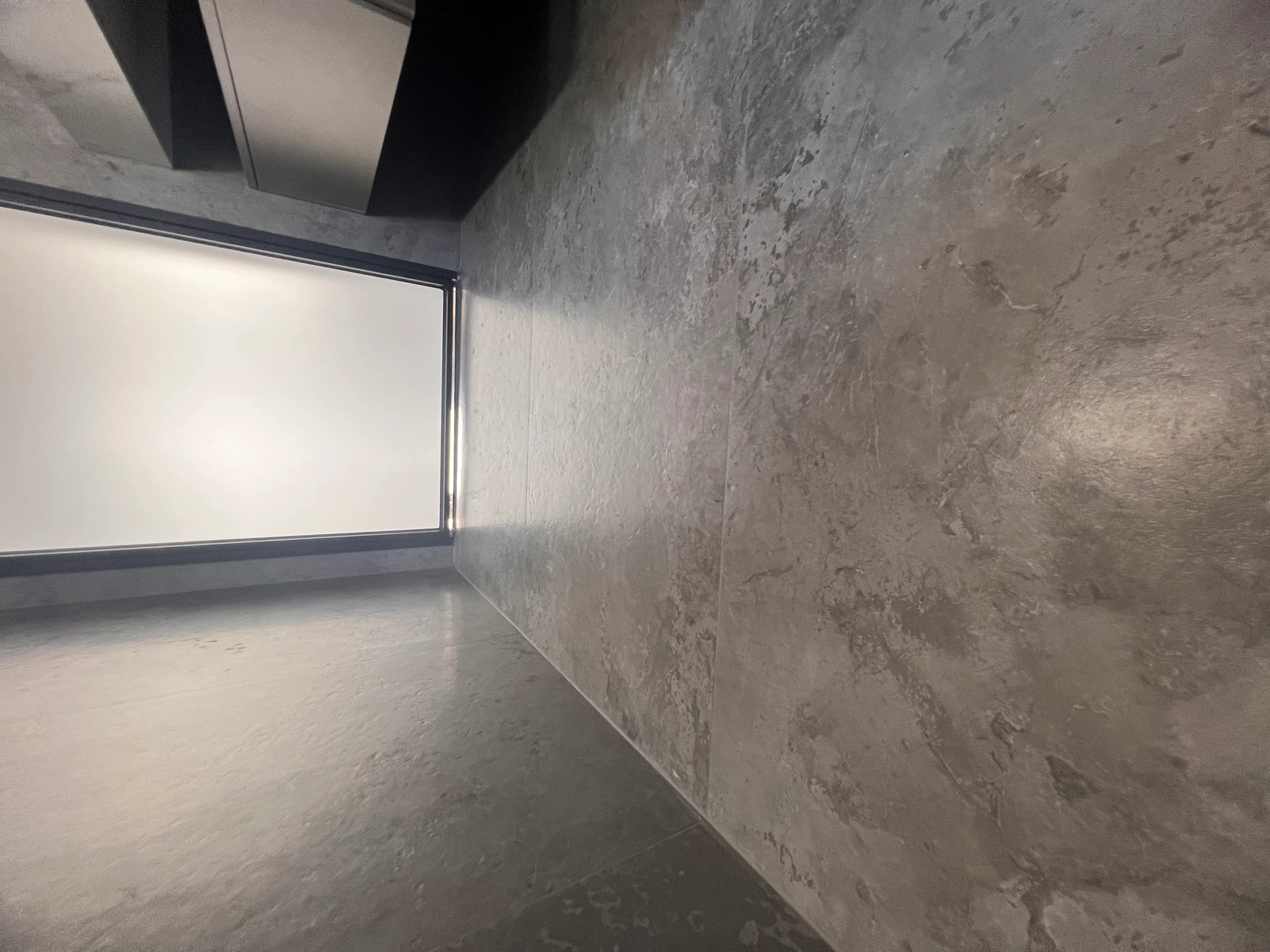 Quiet Luxury Bathroom with Concrete Look Tiles - Quiet Luxury Bathroom with Concrete Look Tiles 9